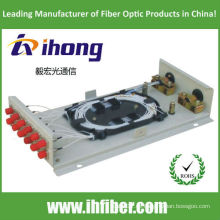 Caja de pared caja de terminación de fibra óptica FC12 con adaptadores y trenzas